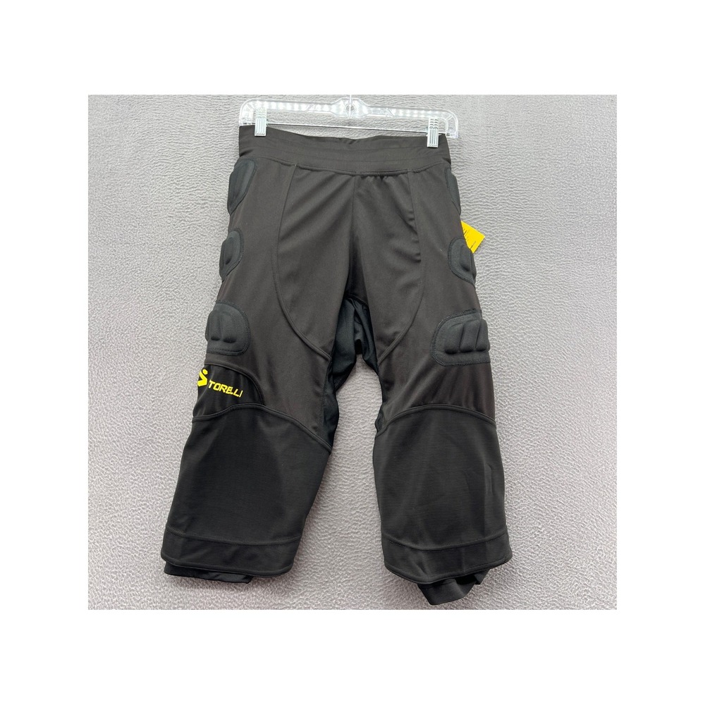 Storelli BodyShield Goalkeeper 3/4 Padded Soccer Pants Black Mens Small NEW